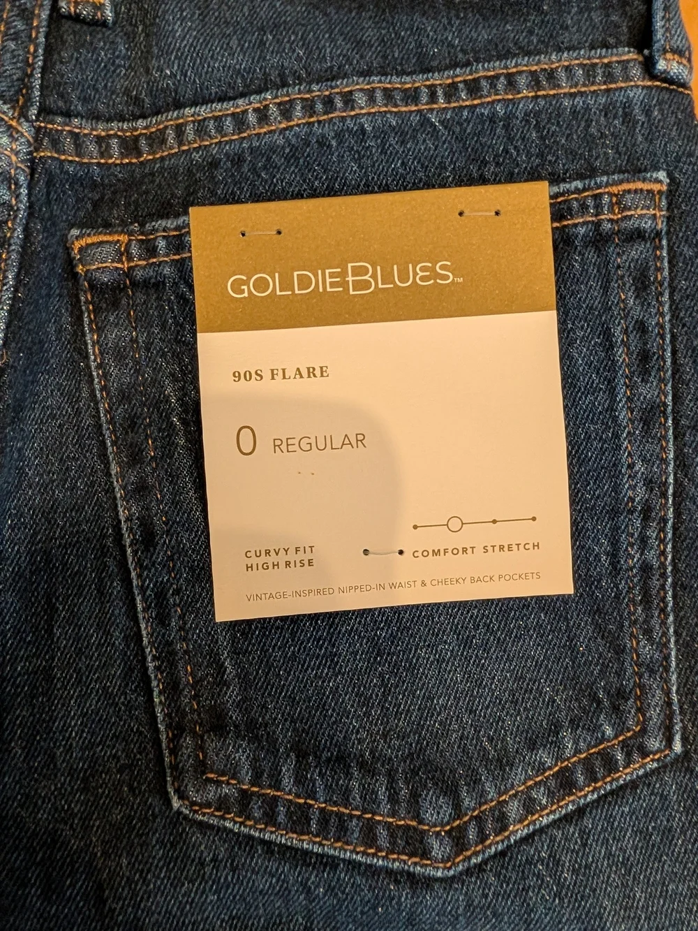 New with tags Maurice's GoldieBlues Jeans Size 0 Dark Indigo Flare Jeans - Women